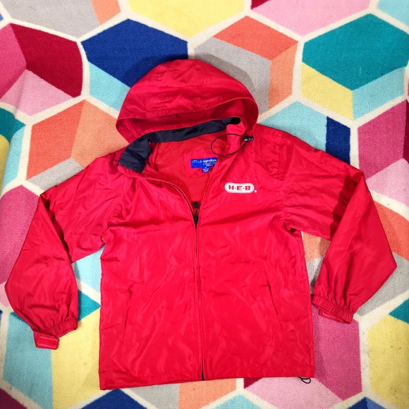 Threads Signature Collection Other - HEB Work Jacket Threads Signature Collection Red Outerwear Jacket